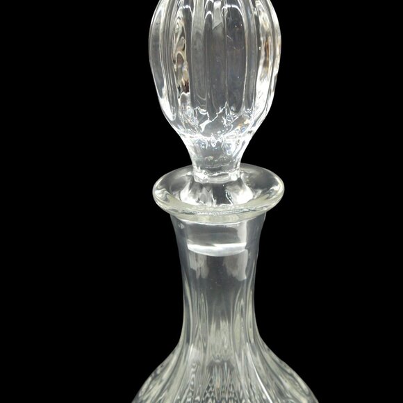 SHANNON Crystal Designs Of Ireland DECANTER with Stopper 12" Tall - Picture 8 of 11